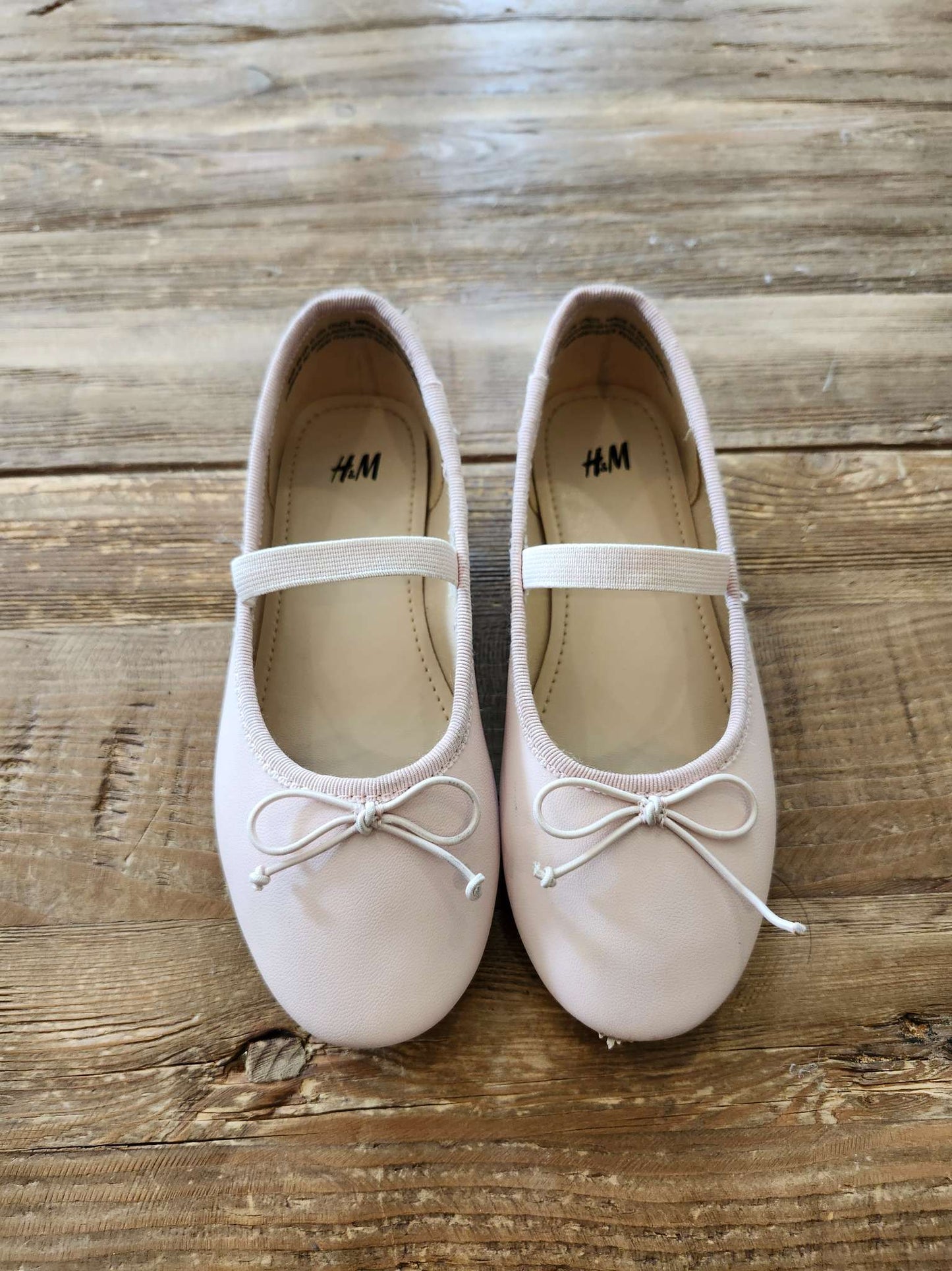 H&M kids ballet flats, light pink, size 11 (EUR 28), Shoes 11 (Toddler:2-4yr)
