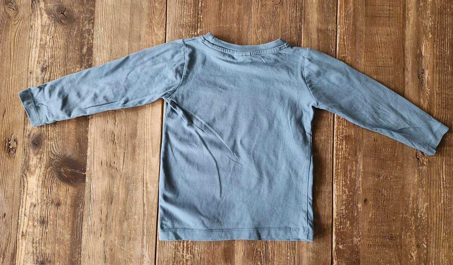 Turtle Dove London, blue shirt, 3-4T, Kids 3T