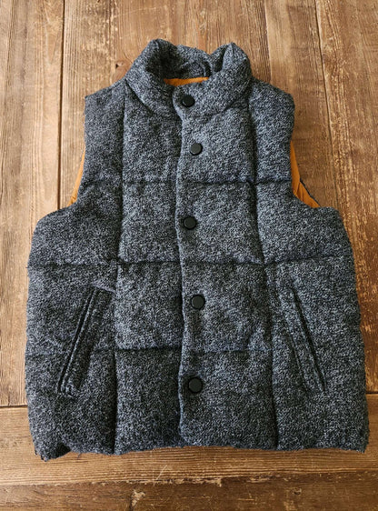 Zara kids puffy vest, grey, 4T, Kids 4/4T
