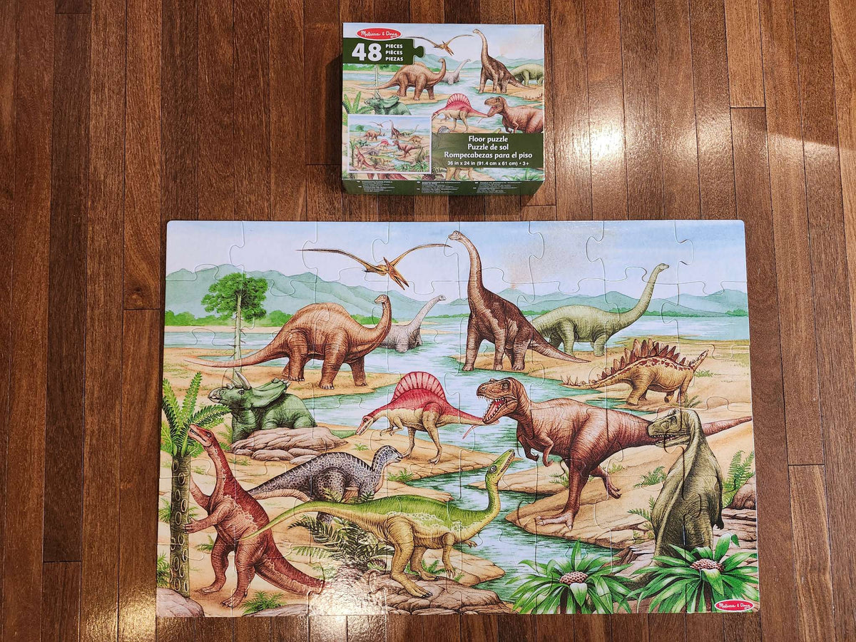 Melissa & Doug 48 piece dinosaur floor puzzle