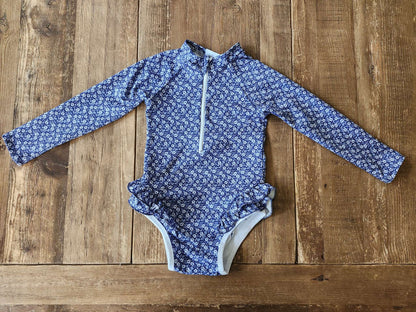 Imagine Perry ruffle rashguard, 3/4T, Kids 3T