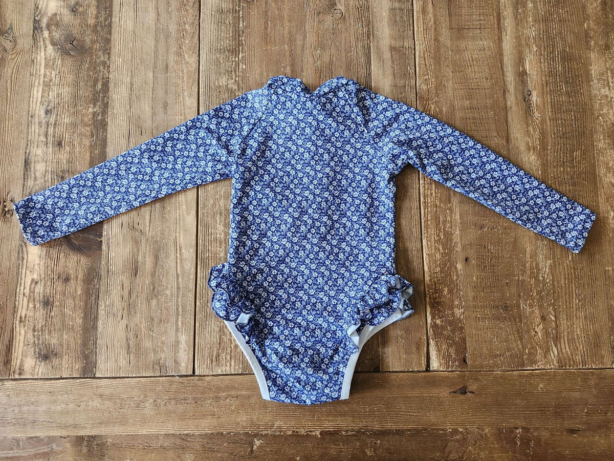 Imagine Perry ruffle rashguard, 3/4T, Kids 3T