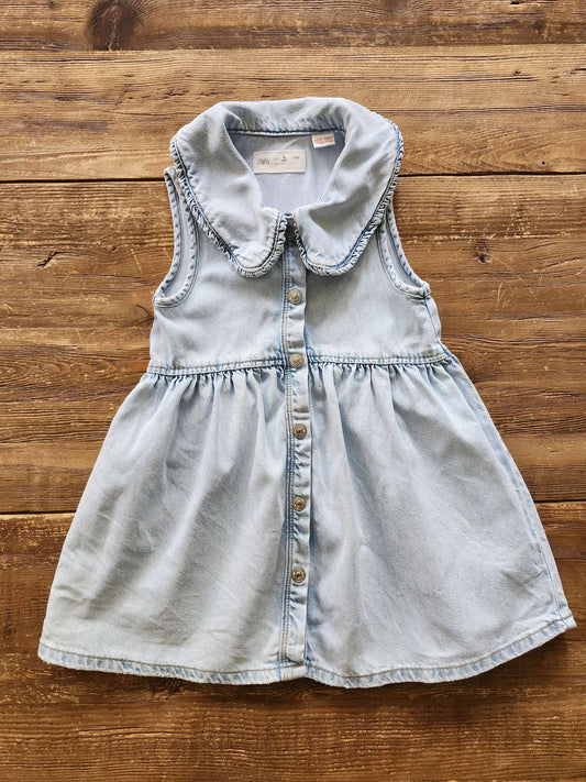 Zara denim dress, 5T, Kids 5/5T