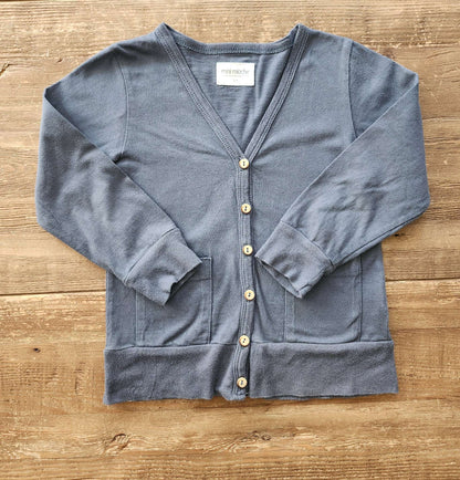Mini Mioche Mod Cardigan, organic cotton, 3-4T, Kids 3T