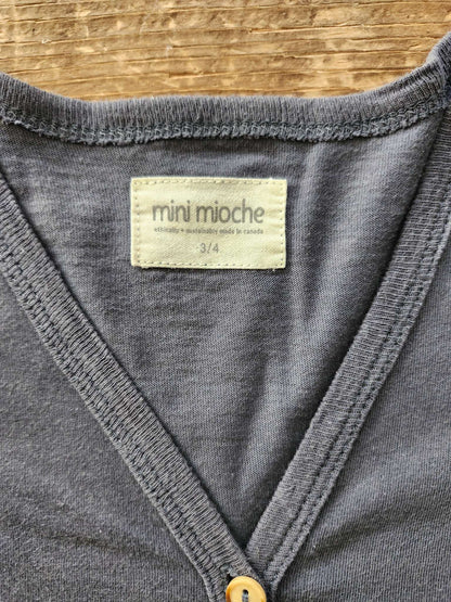 Mini Mioche Mod Cardigan, organic cotton, 3-4T, Kids 3T