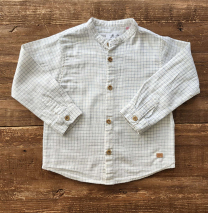 Zara kids, flannel check shirt, 3-4T, like new, Kids 3T