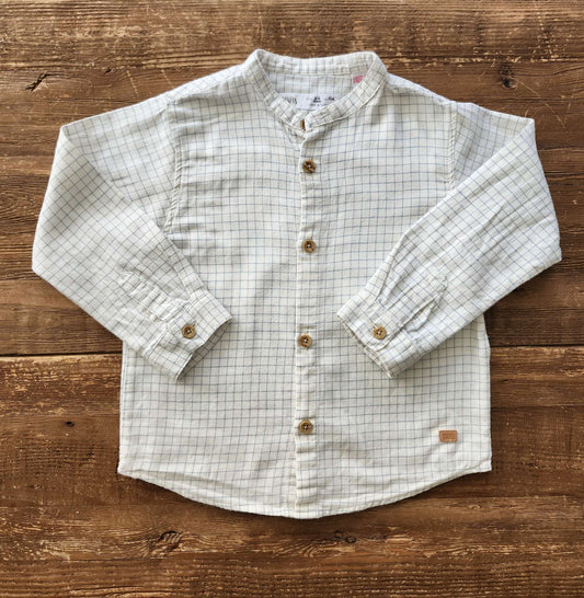 Zara kids, flannel check shirt, 3-4T, like new, Kids 3T