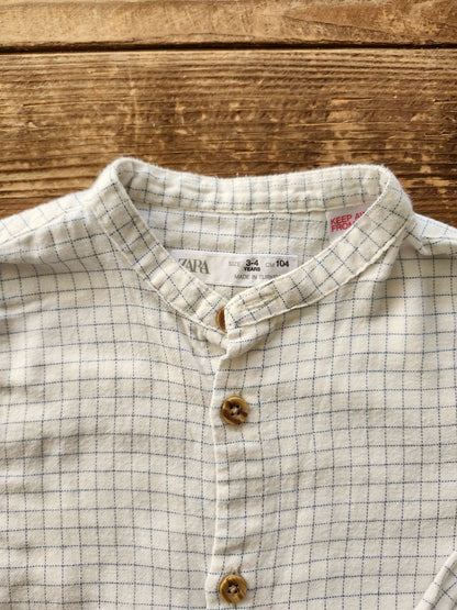 Zara kids, flannel check shirt, 3-4T, like new, Kids 3T
