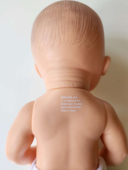 Miniland Newborn Baby Doll, like new