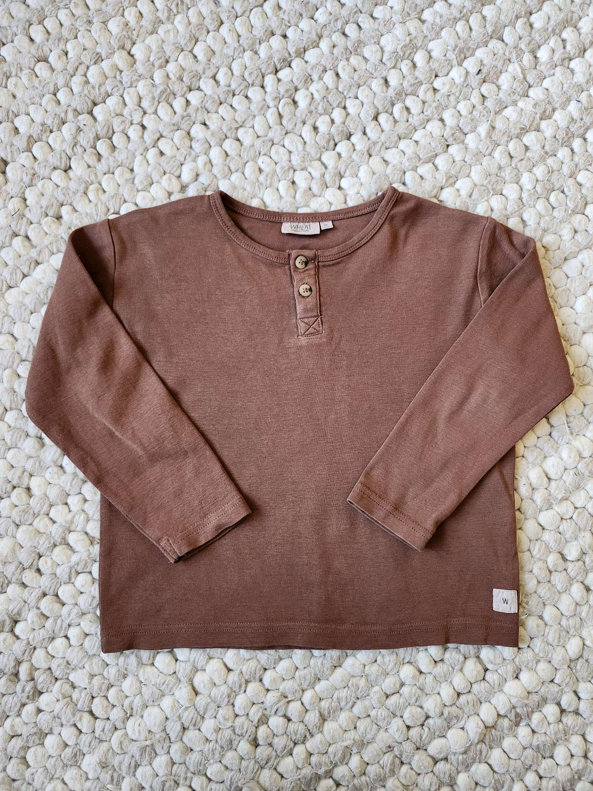 Wheat Kids henley, 5T, Kids 5/5T