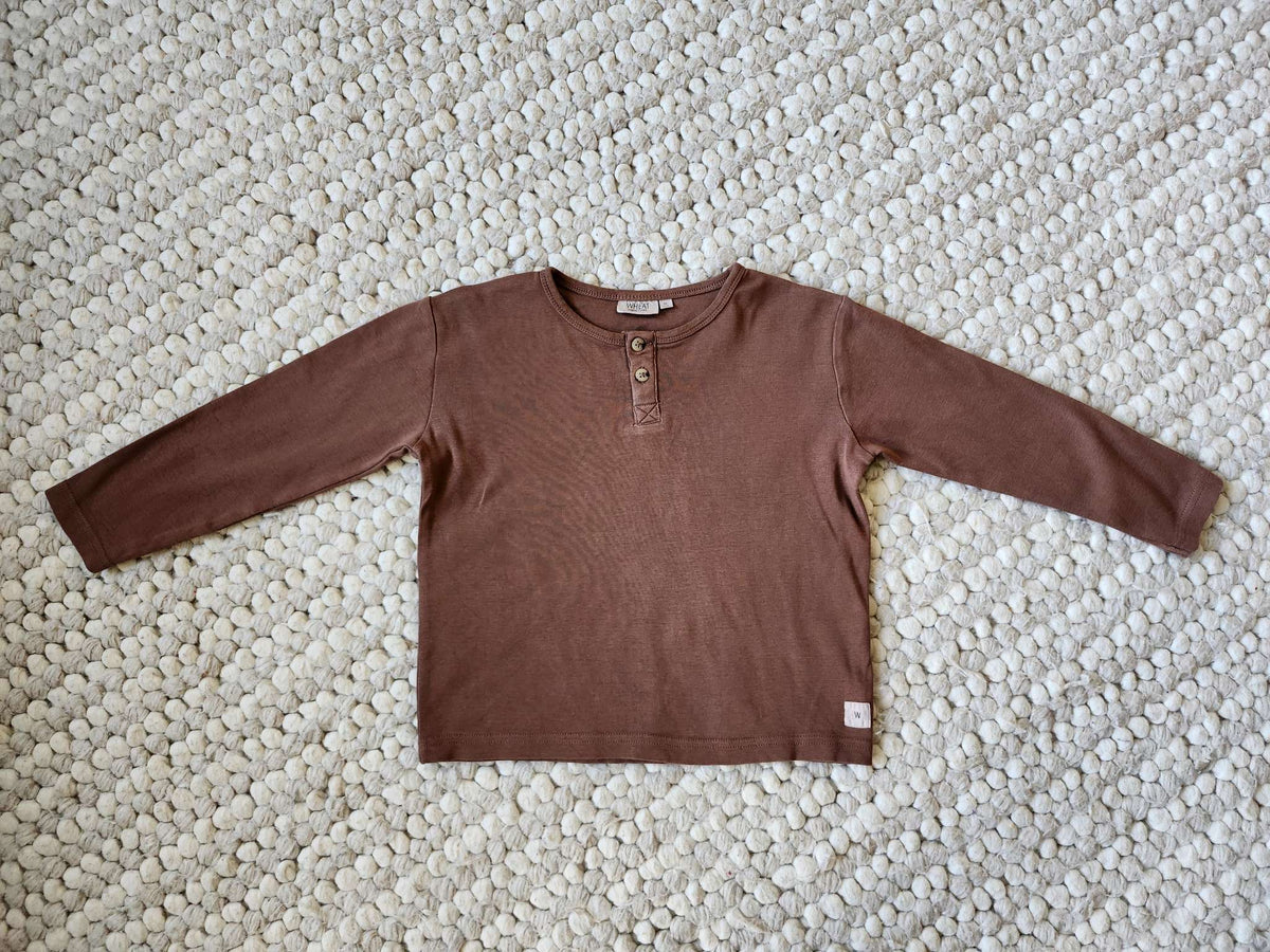 Wheat Kids henley, 5T, Kids 5/5T