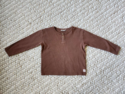 Wheat Kids henley, 5T, Kids 5/5T