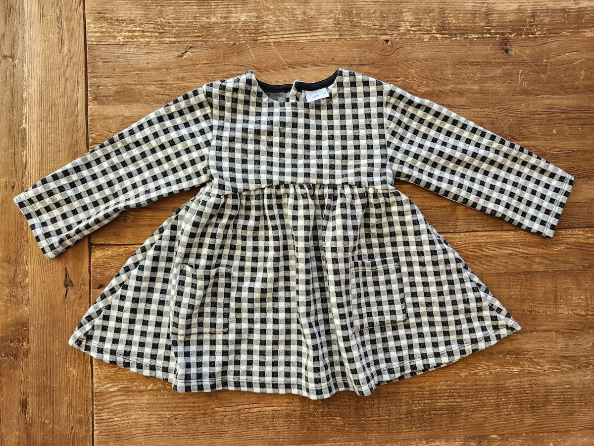Zara gingham dress, 12-18M, like new, Kids 18 Month (12-18M)
