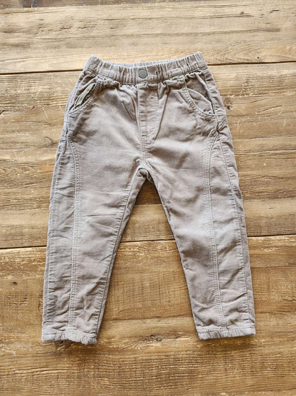 Zara lined corduroy pants, 3-4T, Kids 3T