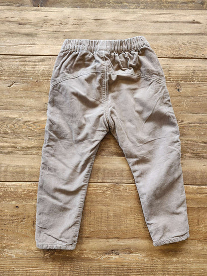 Zara lined corduroy pants, 3-4T, Kids 3T