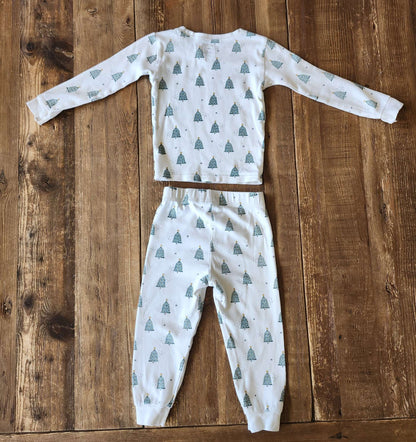 Petit Lem organic cotton holiday pajamas, 3T, Kids 3T