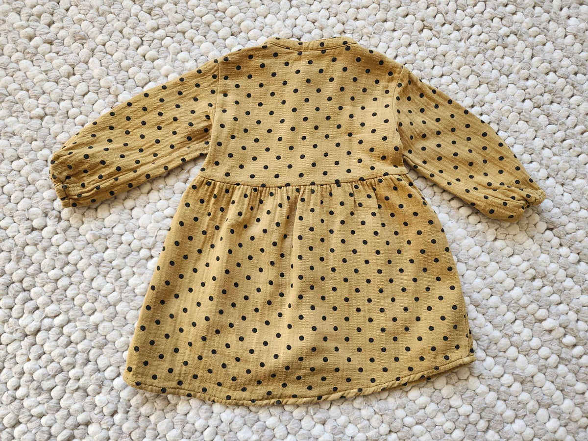Zara kids polkadot dress, 18-24M, EUC, Kids 24 Month (18-24M)