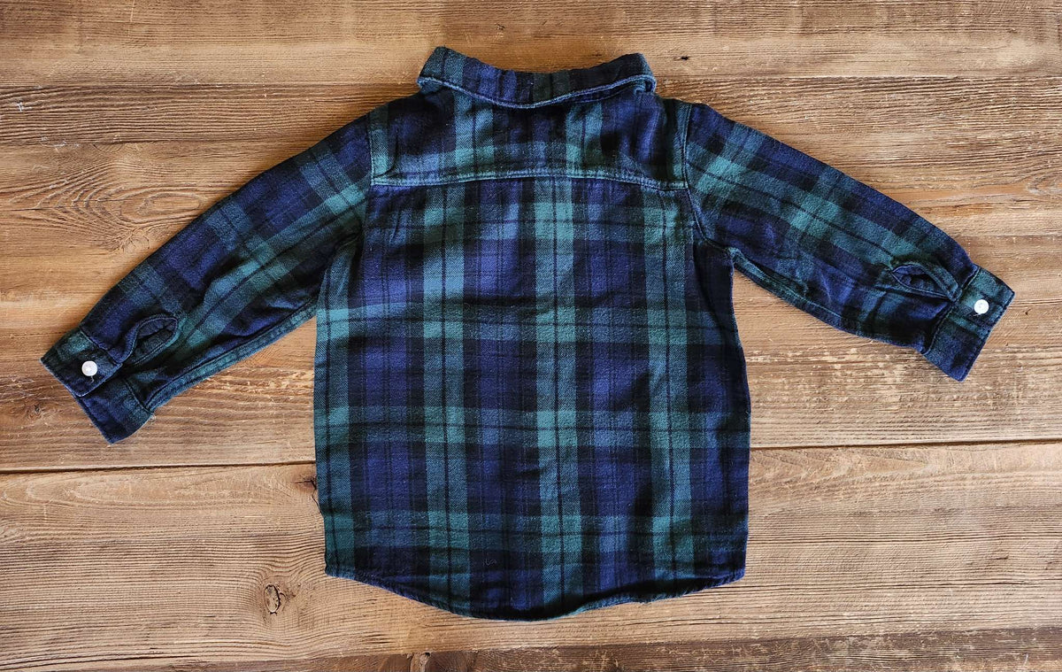 H&M tartan shirt, 18M, Kids 18 Month (12-18M)