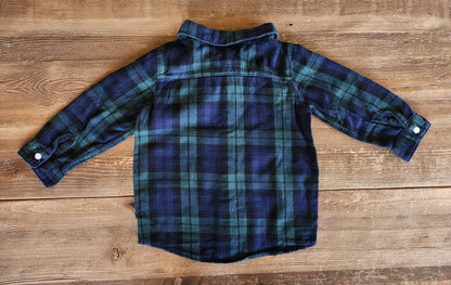 H&M tartan shirt, 18M, Kids 18 Month (12-18M)