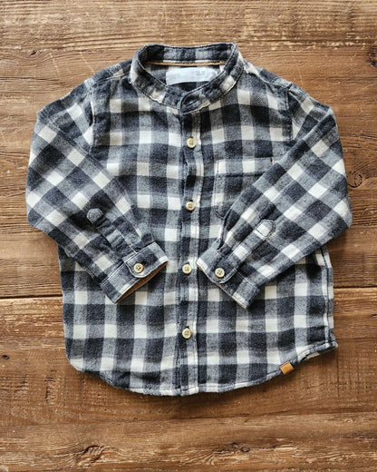 Zara check shirt, 12-18M, Kids 18 Month (12-18M)