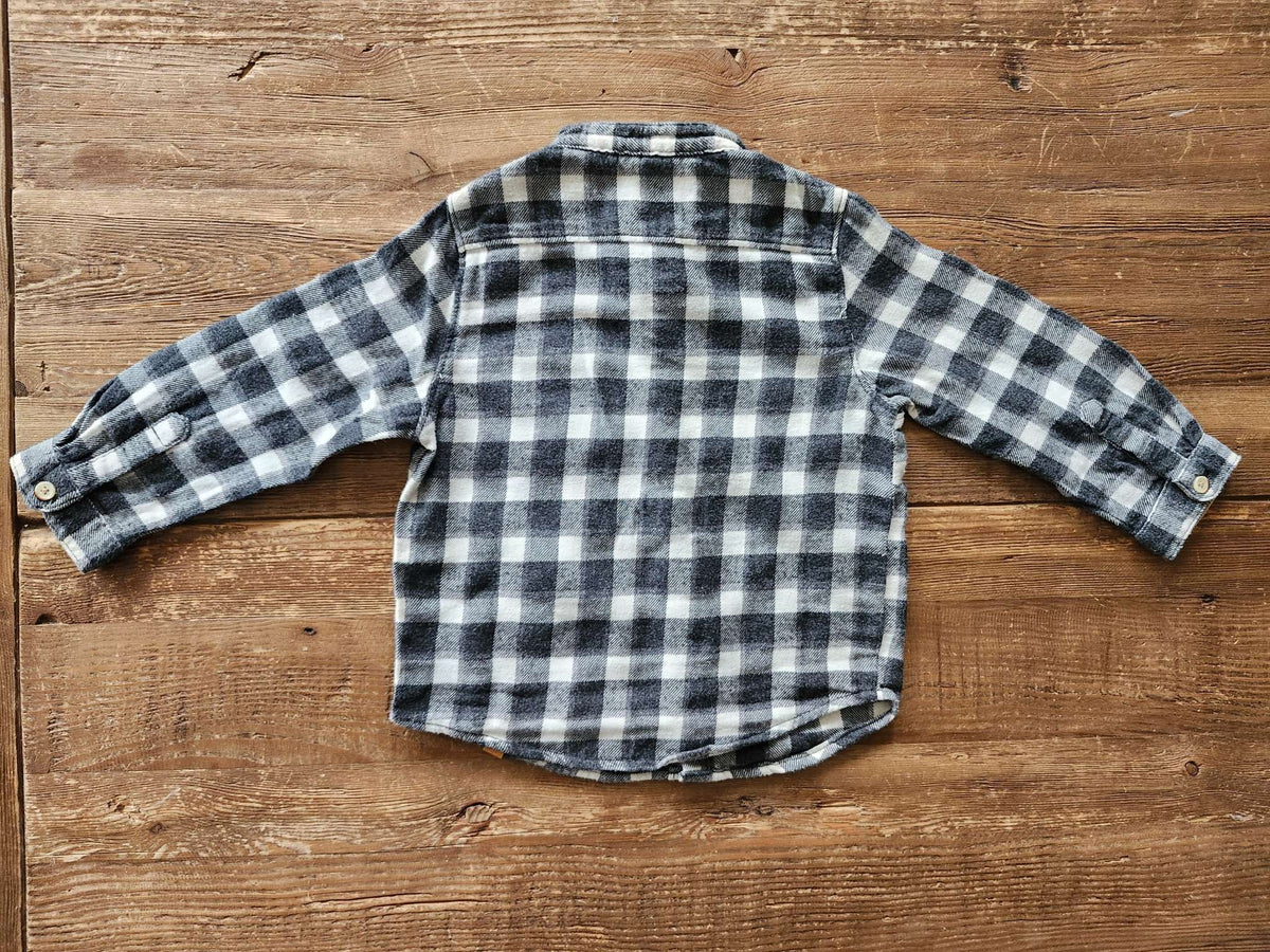 Zara check shirt, 12-18M, Kids 18 Month (12-18M)