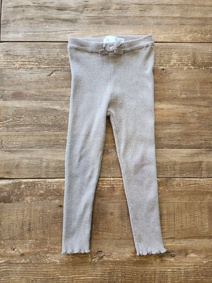 Zara, girls knit ribbed leggings, 5T, Kids 5/5T