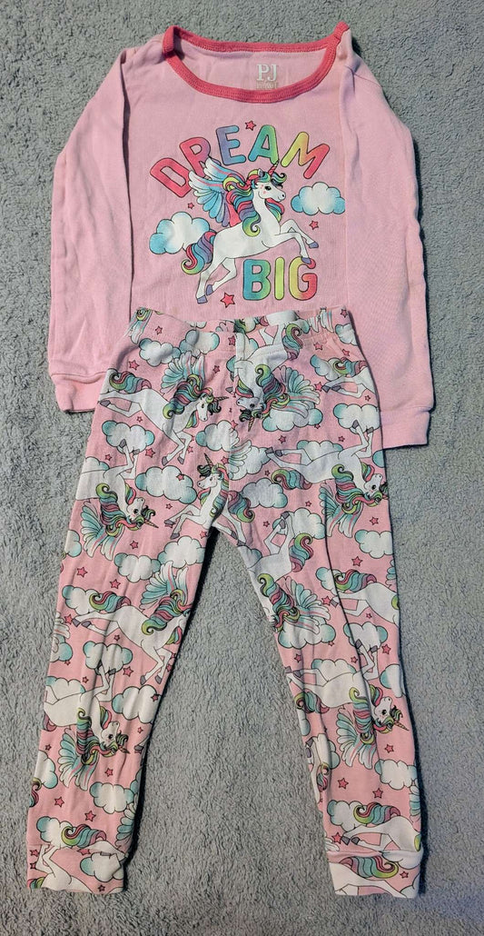 Children's Place Girls 2T unicorn pajama set 2-pc, Kids 2T