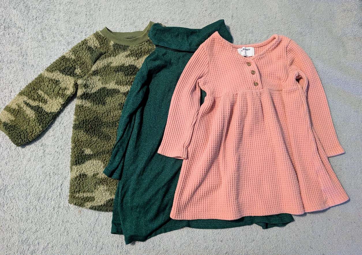 Old Navy GIrls 3T Dresses 3pcs, Kids 3T