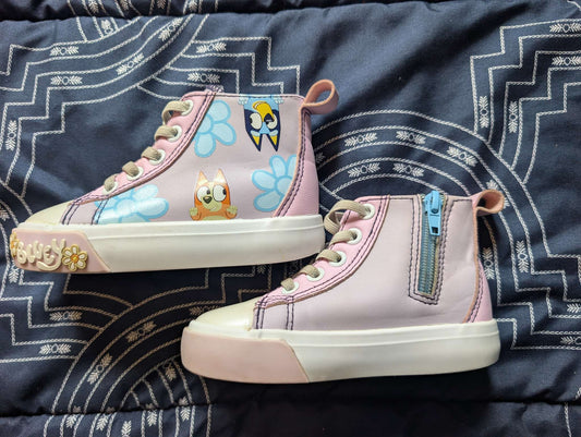 Bluey High Top Sneakers size 8, Shoes 8 (Toddler:2-4yr)