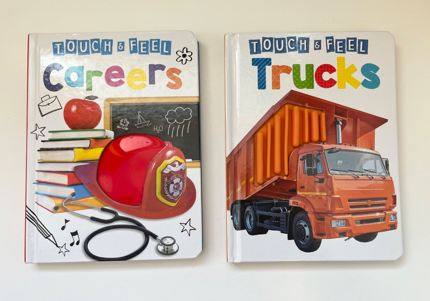Board Book Bundle Touch and Feel Careers & Trucks