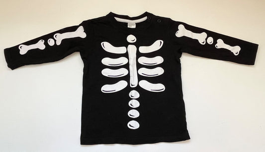 H&M Skeleton Top 18m, Kids 18 Month (12-18M)