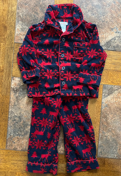 Joe Fresh flannel Christmas PJ set, Kids 18 Month (12-18M)