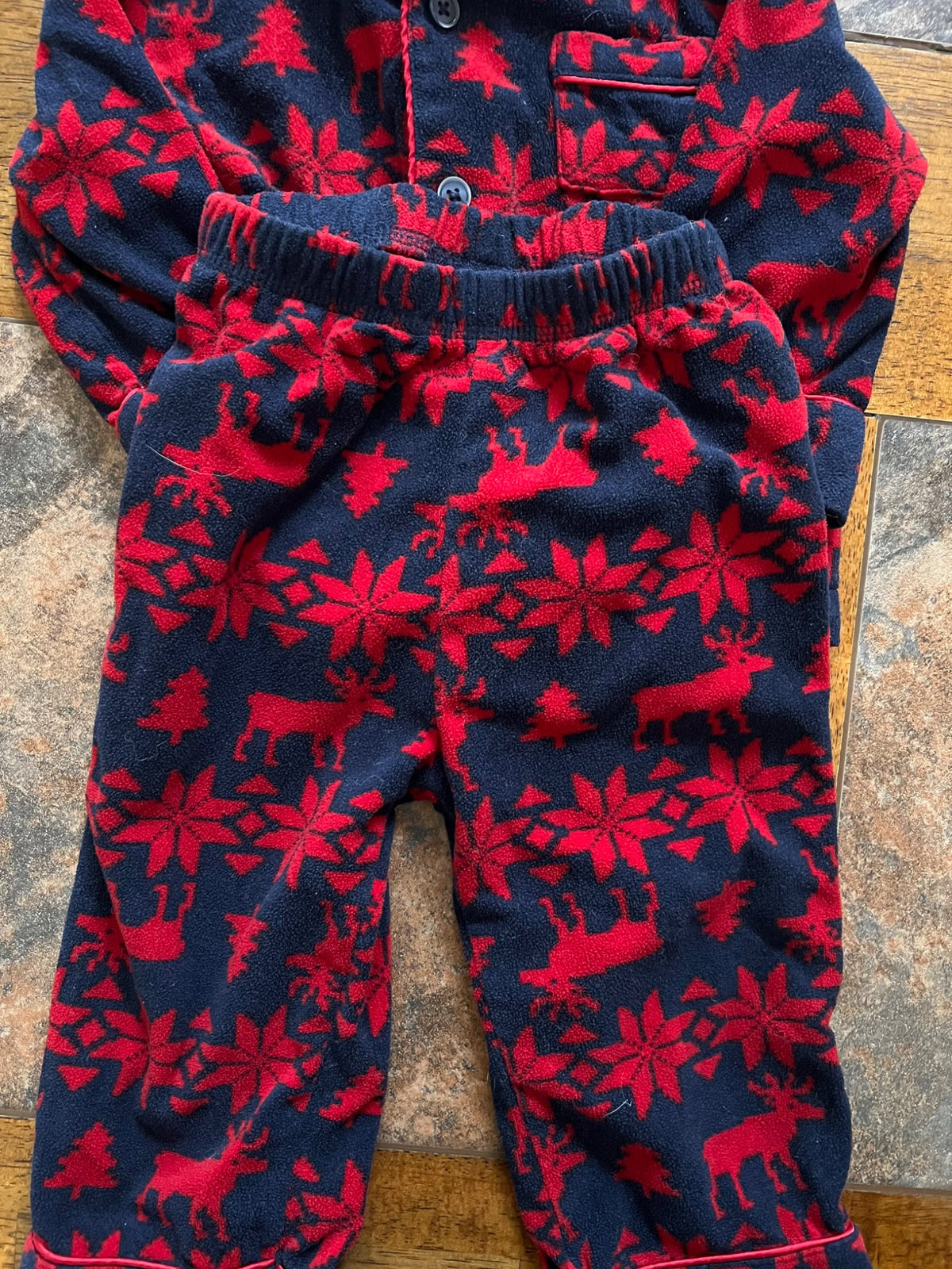 Joe Fresh flannel Christmas PJ set, Kids 18 Month (12-18M)