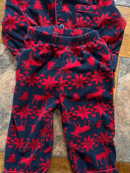 Joe Fresh flannel Christmas PJ set, Kids 18 Month (12-18M)