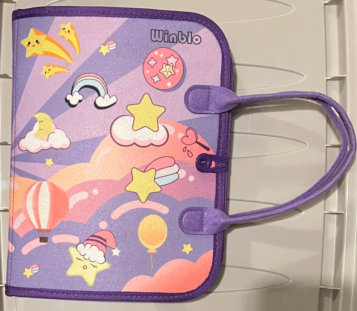 NWOT Velcro travel busy book