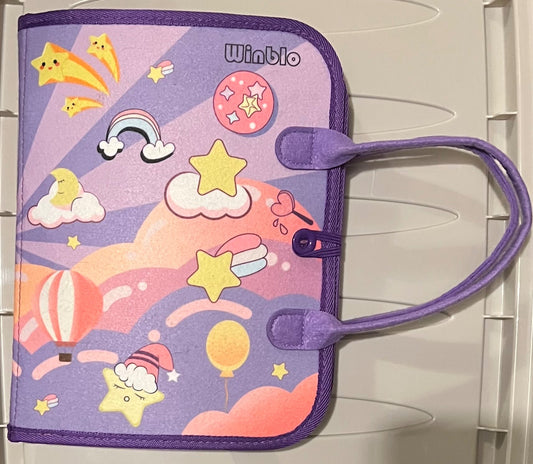 NWOT Velcro travel busy book