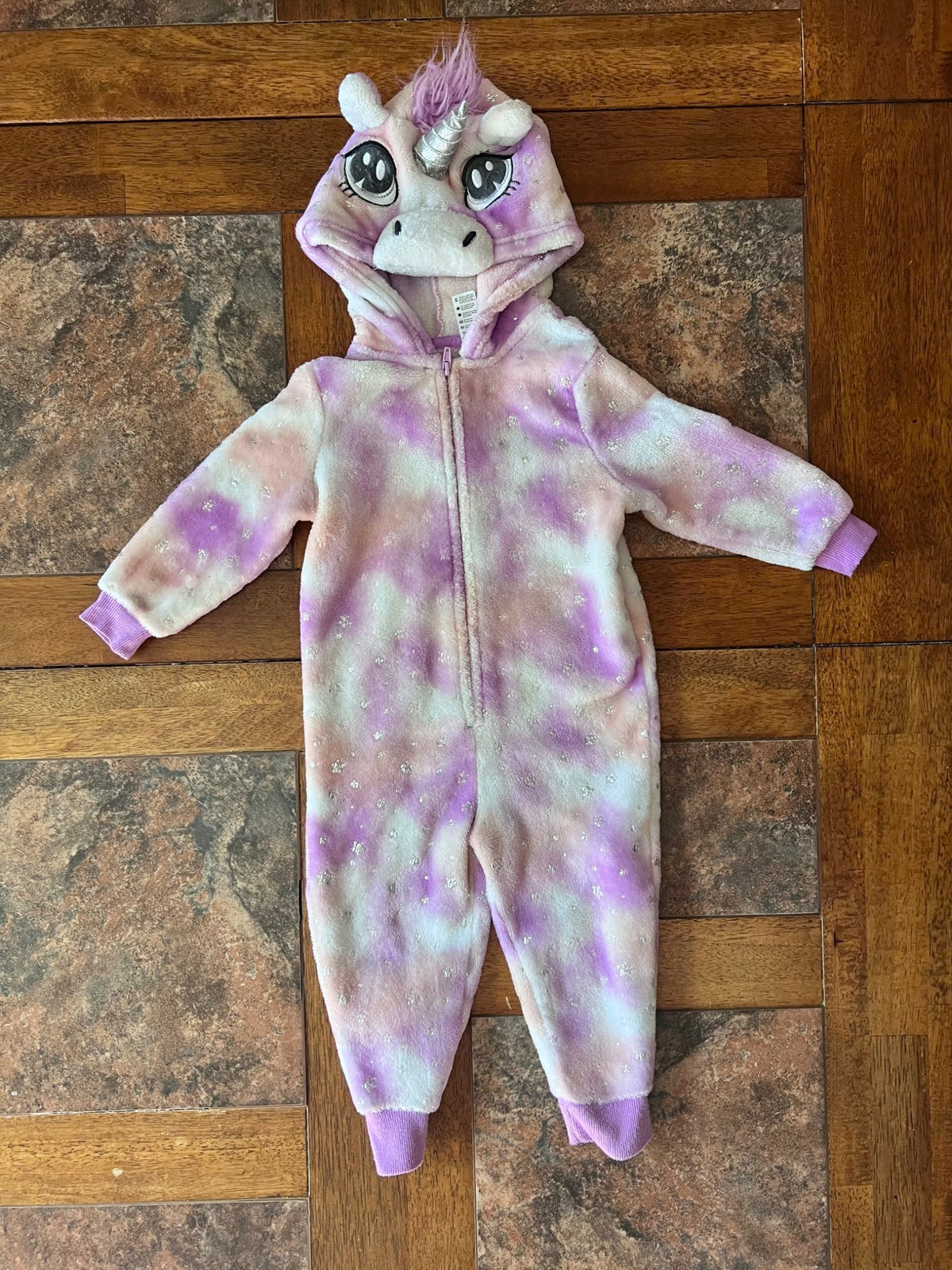 Unicorn fleece onesie, Kids 2T