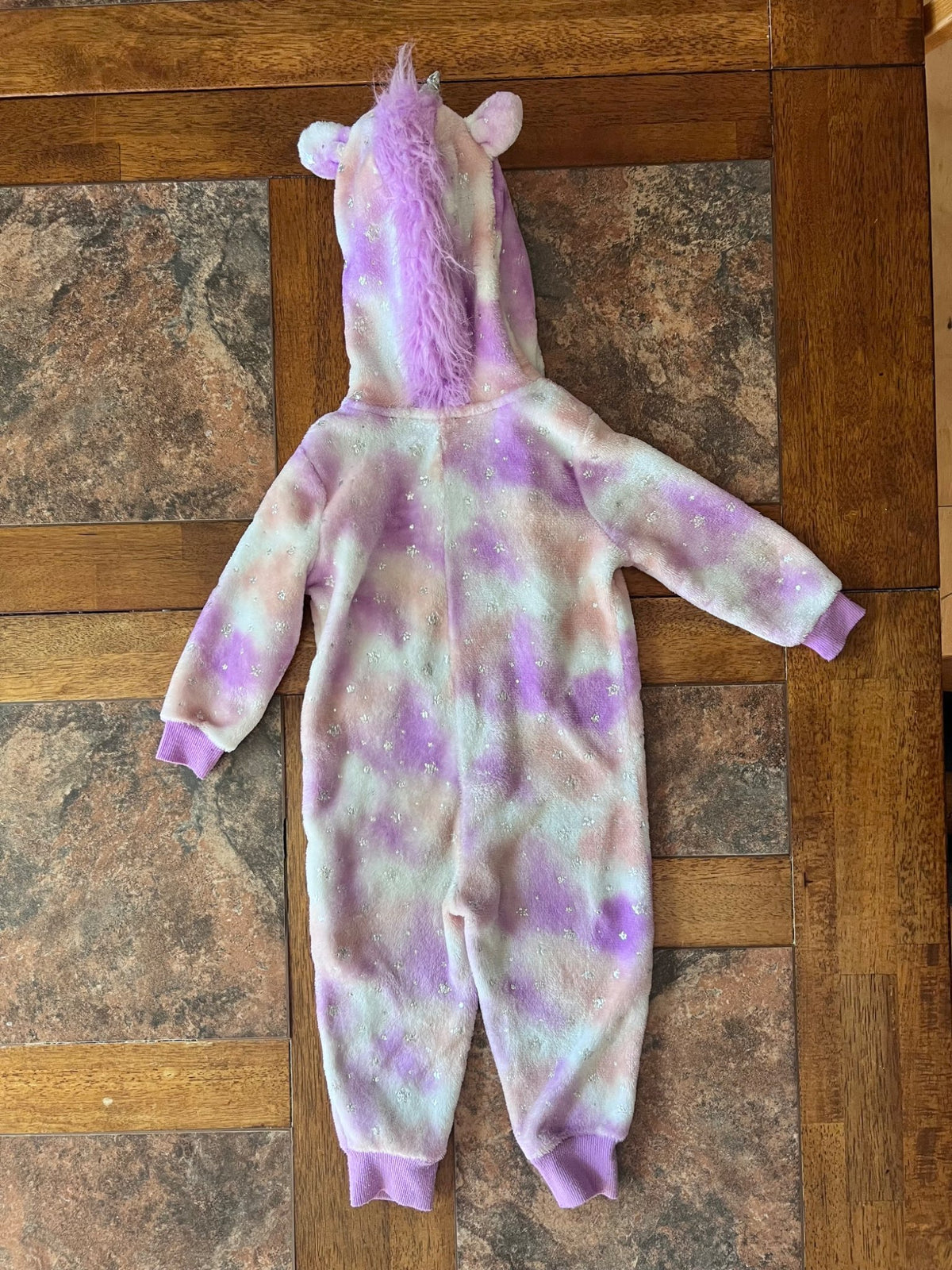 Unicorn fleece onesie, Kids 2T