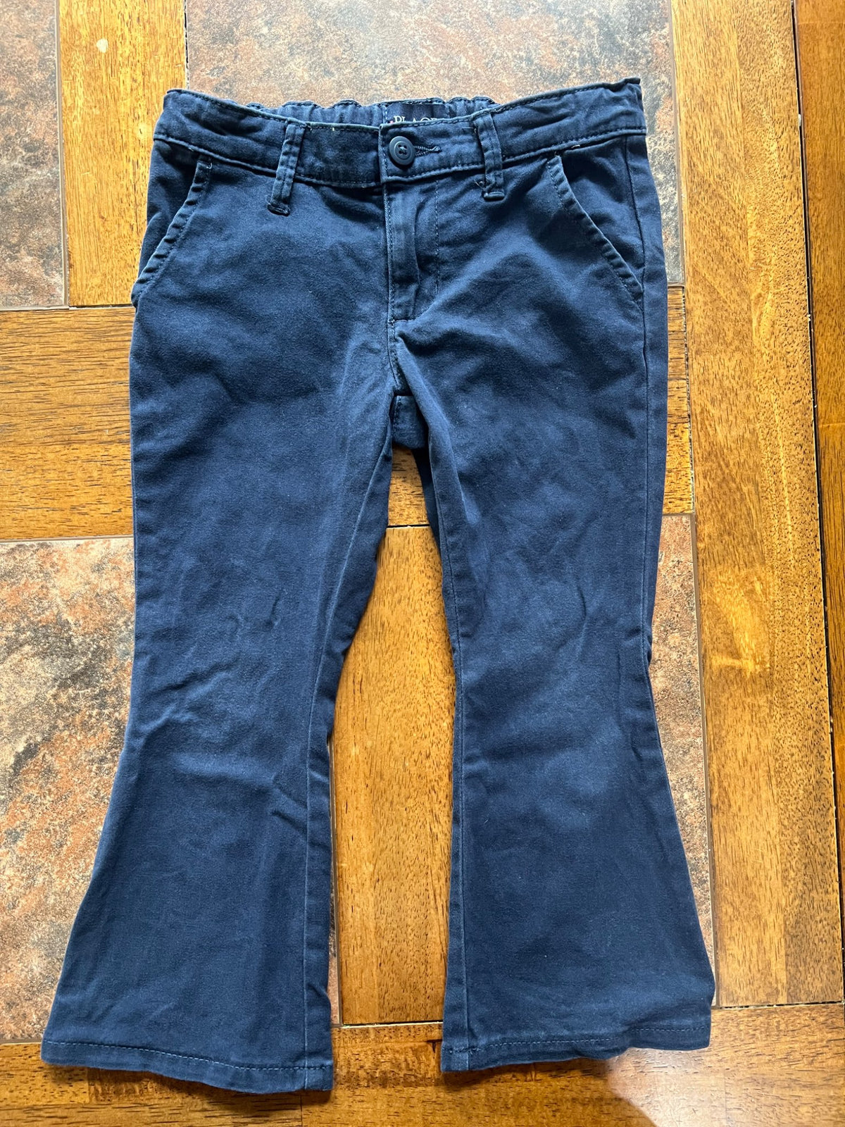 Uniform flare stretch chino pants, Kids 4/4T