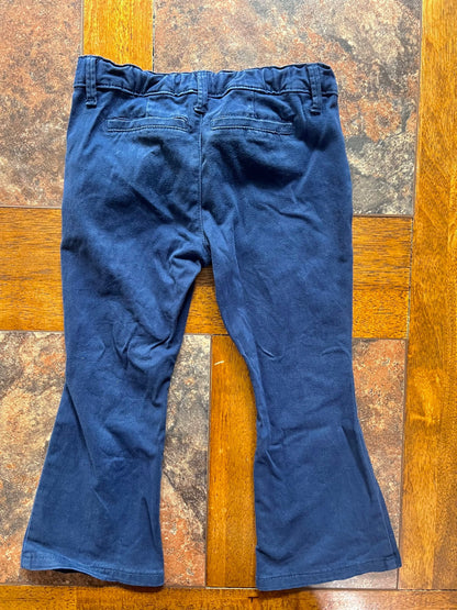 Uniform flare stretch chino pants, Kids 4/4T