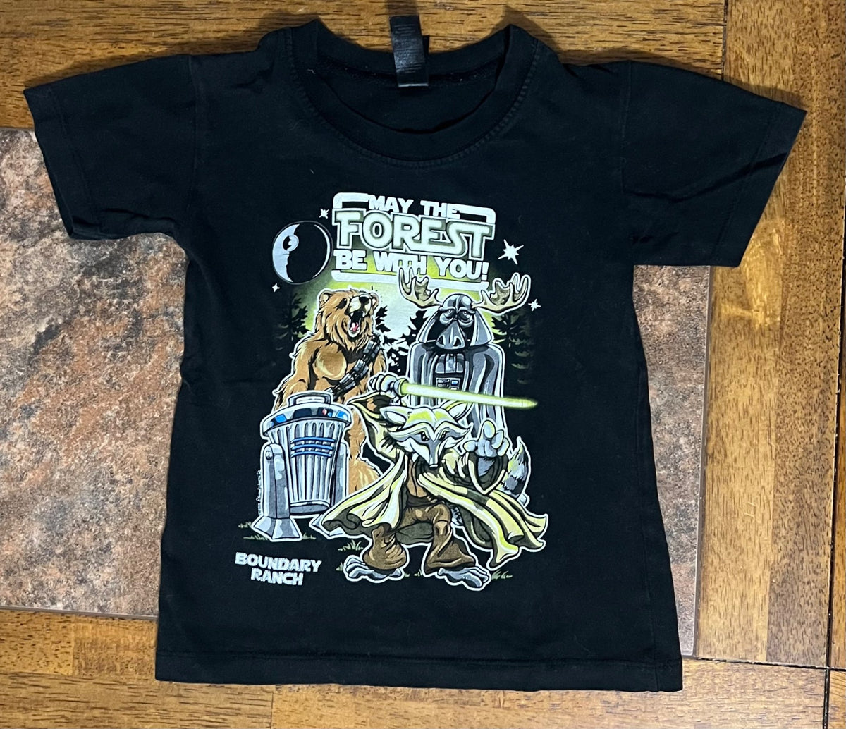 Star Wars forest theme shirt, Kids 4/4T