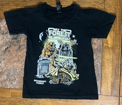 Star Wars forest theme shirt, Kids 4/4T