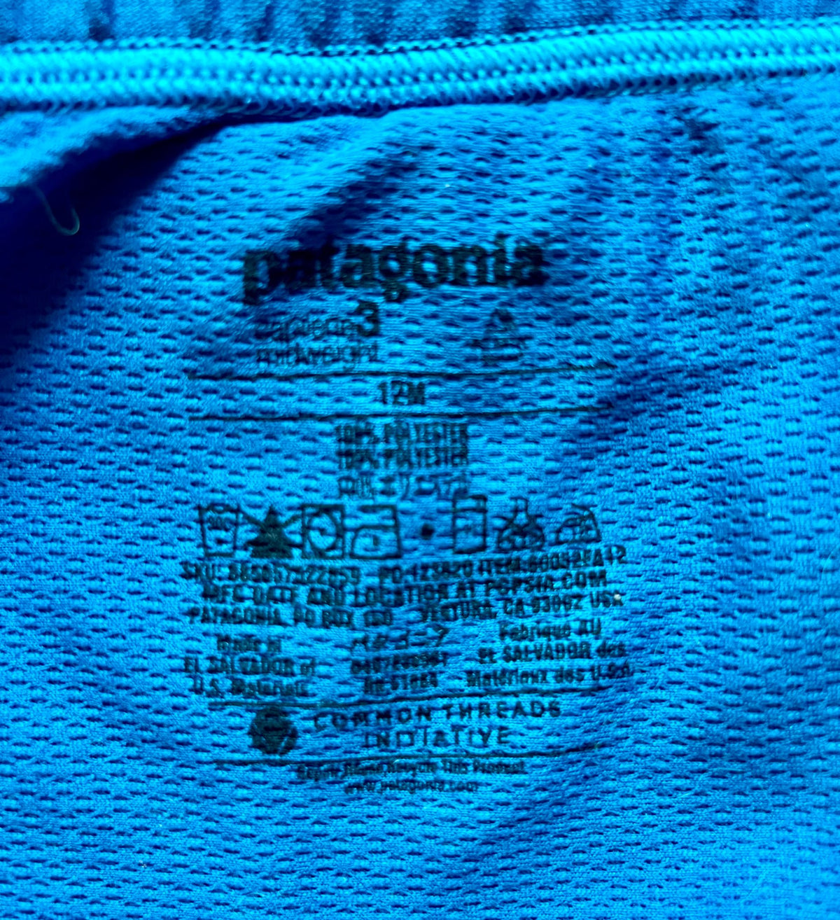 Patagonia baby capilene base layer set, Kids 18 Month (12-18M)