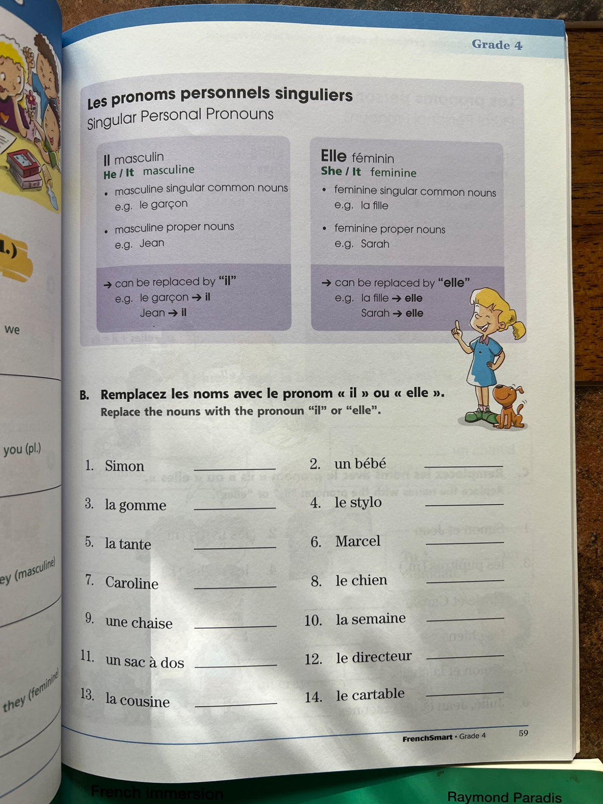 4 French school exercise books
