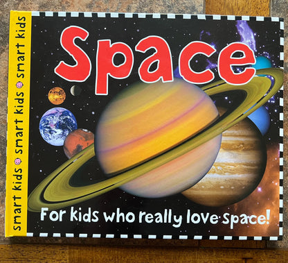 Two hardcover science books - space and dinosaurs