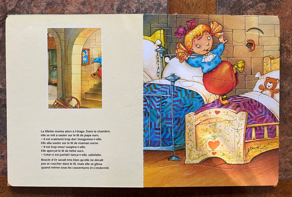 Puzzle Book - Boucle d’or (French Goldilocks)