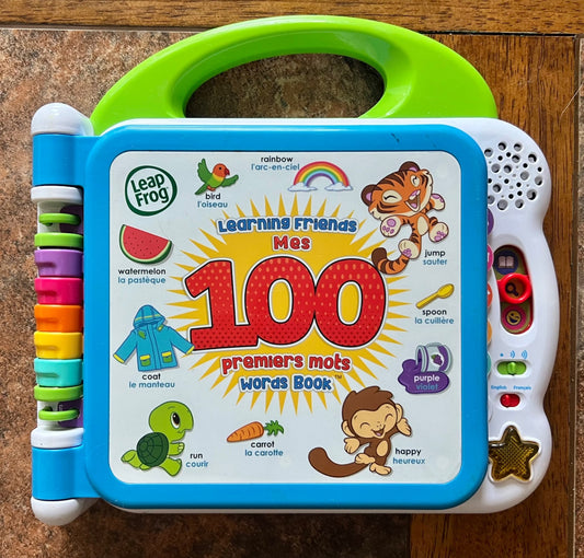 Leap Frog Learning Friends 100 Words bilingual book