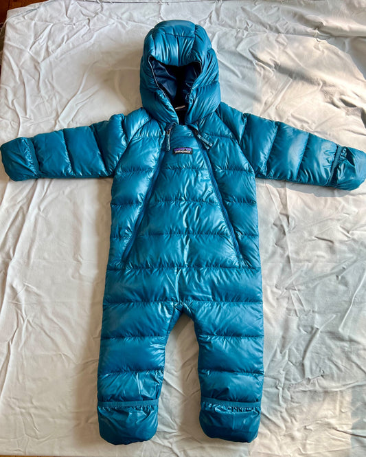 Patagonia Infant Hi-Loft Down Sweater Bunting Like New - Retail $209, Kids 12 Month (9-12M)