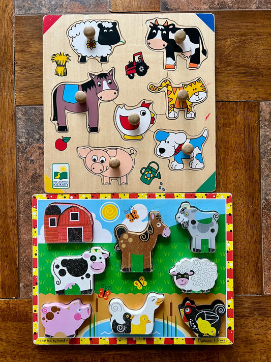Bundle 3 wooden puzzles
