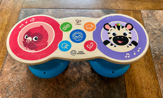 Hape Baby Einstein Upbeat Wooden Drums